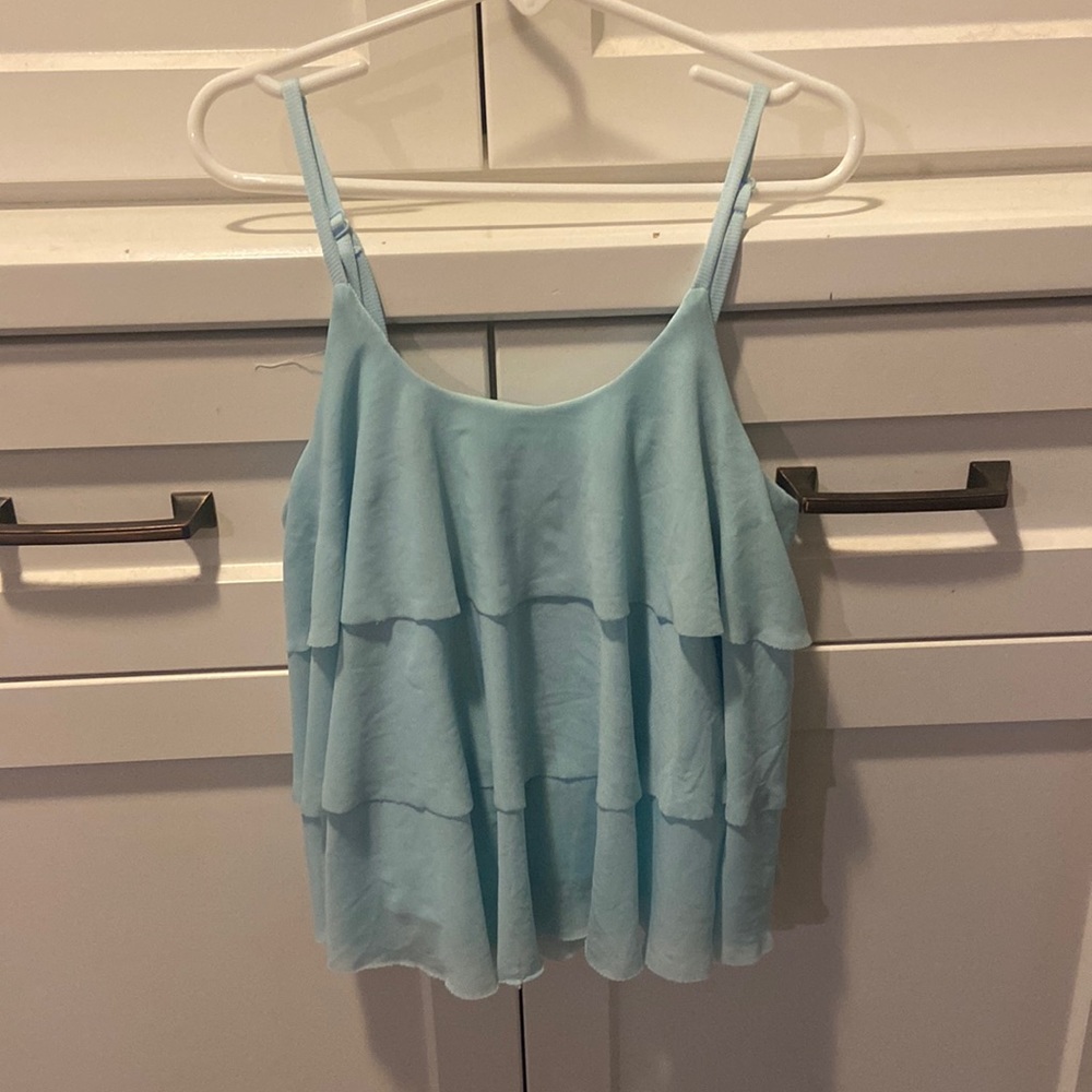 Girls Flowey layered tank top